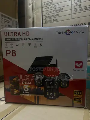 True-Color View P9 12MP 4G LTE Solar PTZ Kamara Mai Tsaro