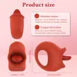 Mk Nipple & Clitoral Stimulator Dildo - Purple - 2