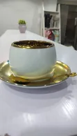 Gold and White Tea Set - 1
