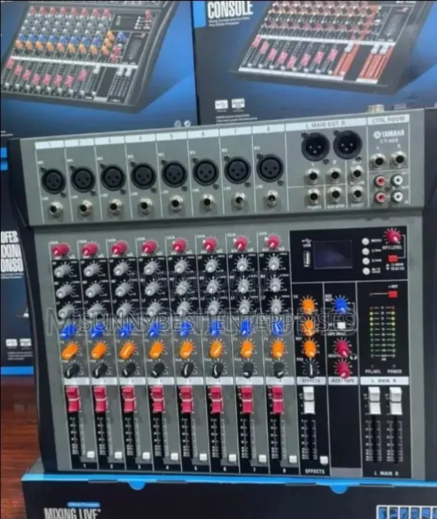 Brand New 8-Channel Yamaha Mixer - 1