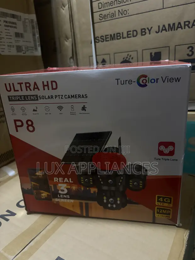Kamara Tsaro Ta P9 12MP 4G LTE Na Rana Mai Kula Da Kawa - 1