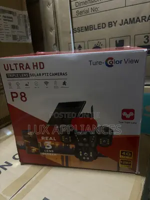 P9 12MP 4G LTE Solar PTZ Security Camera