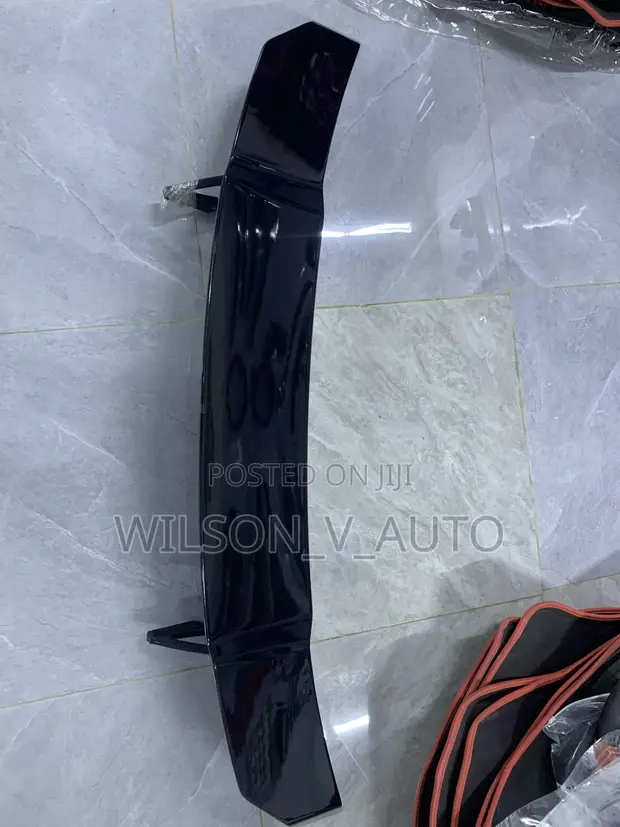 Gloss Black GT Rear Boot Spoiler Wing - 1