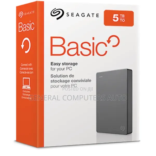 5TB Seagate External Hard Drive - 1
