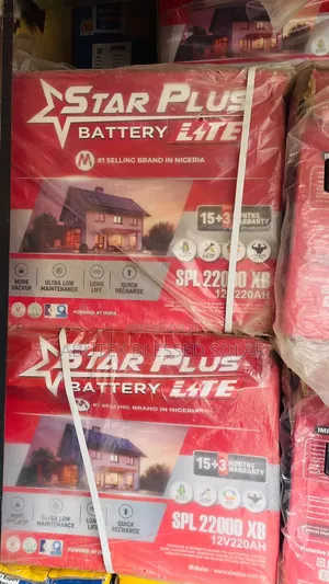 Star Plus 220Ah 12V Tubular Battery