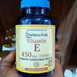 Puritan's Pride Vitamin E 450mg - Softgels 100 - 1
