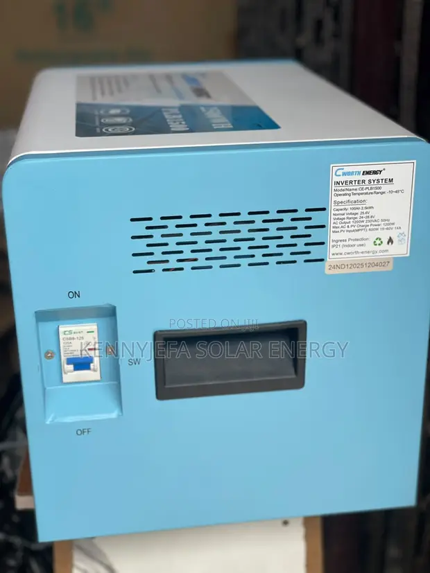 2.5kWh Cworth All-in-One Solar Generator - 1