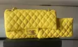 Channel Women's Crossbody Bag - Sleek Chic Yellow - 1