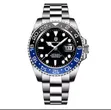 Luxury Purple Dial GMT Automatic Men's Wristwatch - 4