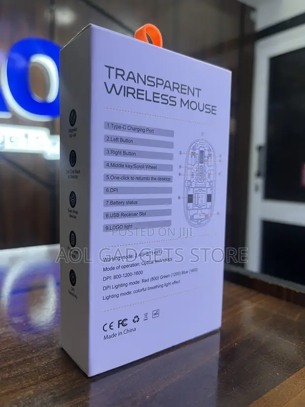 Transparent Wireless Mouse - 1