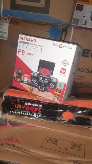 New P9 Solar PTZ Security Camera - Triple Lens Ultra HD