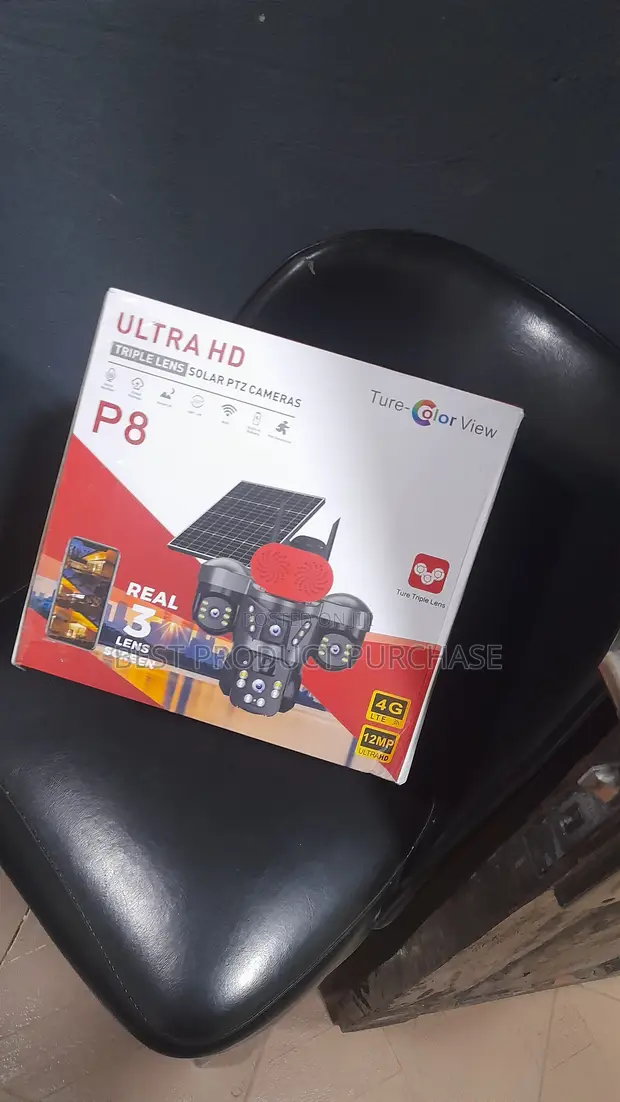 Brand New P9 PTZ Solar Security Camera - Ultra HD - 1