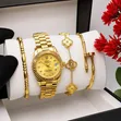 Bella Glam Women's Gold Quartz Watch - 2