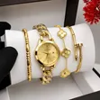 Bella Glam Women's Gold Quartz Watch - 3