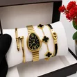 Bella Glam Women's Gold Quartz Watch - 4