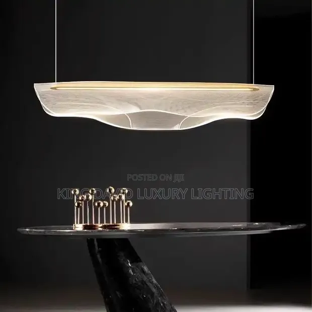 Chandeli mai siffar igiyar ruwa ta Acrylic LED - 1