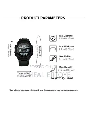 Tomi Digital Watch with Branded Box