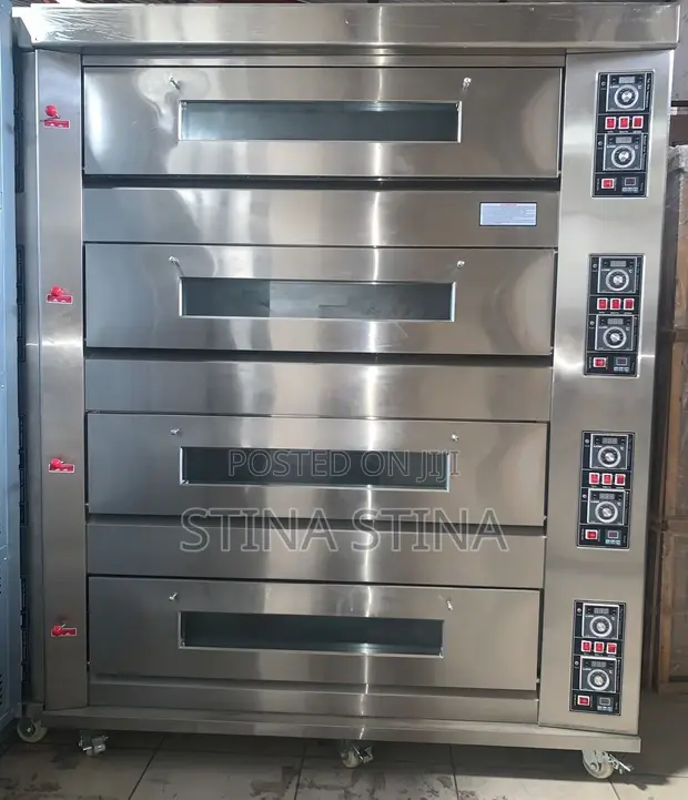 Brand New 4 Deck Gas Oven with 16 Trays - 1