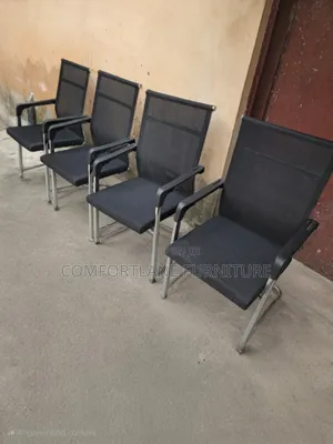 Boss Office Products Mesh Visitor's Chair - Black