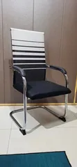 Boss Office Products Mesh Visitor's Chair - Black - 2