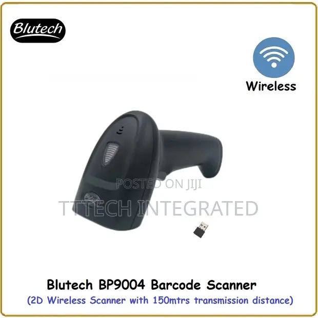 Blutech BP9004 Wireless Barcode & QR Scanner - 1