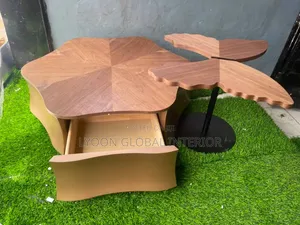 Home Interiors Wooden Butterfly Center Table