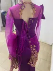 Magenta Traditional George Gown (Used) - 2