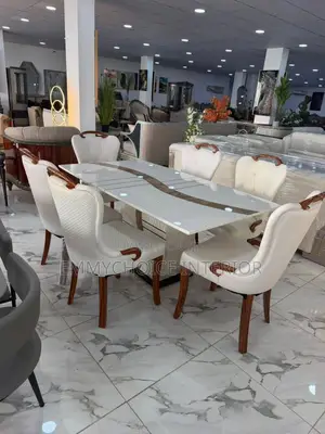 Premium Modern 6-Seater Dining Set