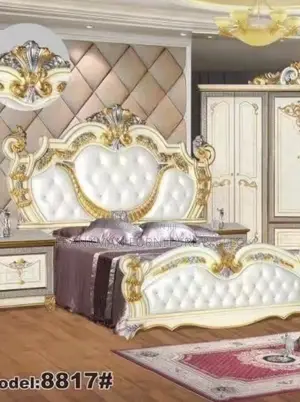 King Size Royal Bed with Mattress - Brand New