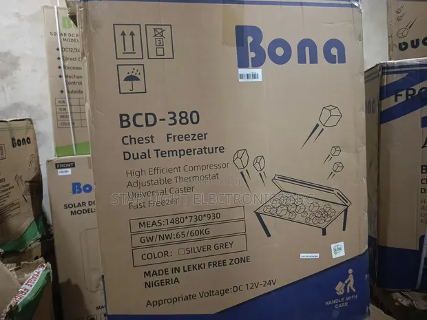 380L Bona DC Solar Freezer Mai Ƙofofi Biyu - 1
