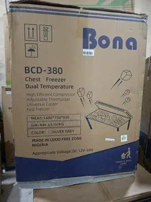 380L Bona DC Solar Double Door Freezer
