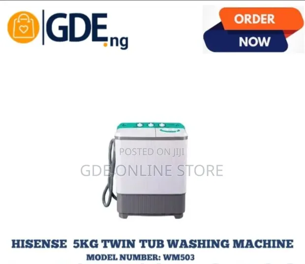 Hisense 5kg Twin Tub Washing Machine - 1