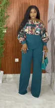 Two Piece Set (Crepe & Chiffon) - UK 10/12 - 1