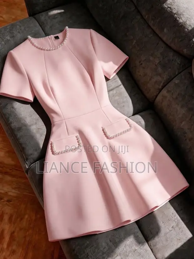 Short Flare Gown with Pockets - 1