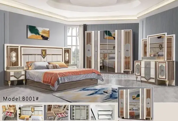 King Size Luxurious Bed with Mattress - 1