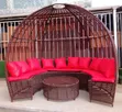 Rattan Outdoor Canopy 10 Seater - 2