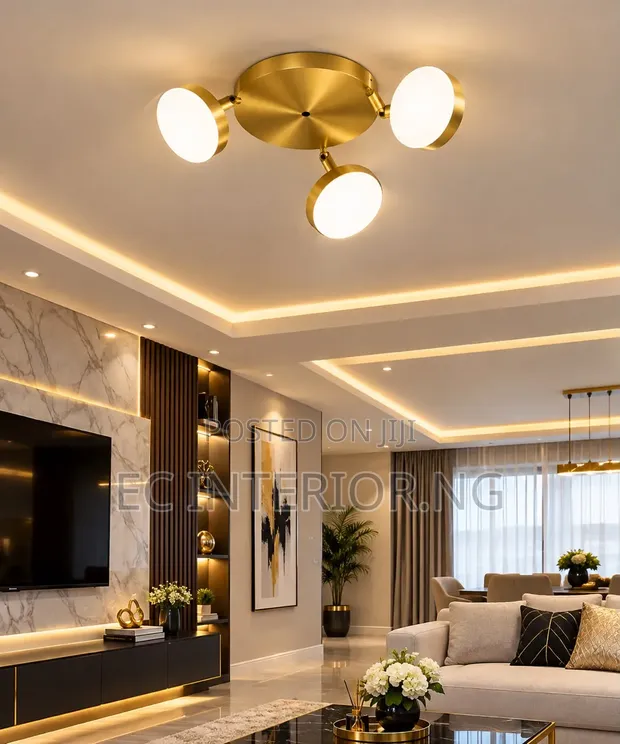 Modern Luxury Ceiling Lamp - Nordic Gold - 1