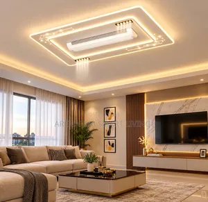 Smart Bladeless LED Ceiling Fan with Bluetooth Audio