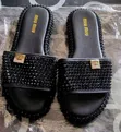 Brand New Nike Women's Leather Slippers - Size 40 - 1
