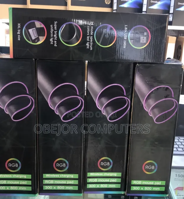 RGB Wireless Charging Mouse Pad 300x800mm - 1