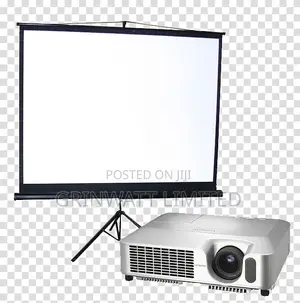 Rent Projector and Screen with Speaker