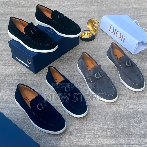 Christian Dior Loafers - Black Leather - 1