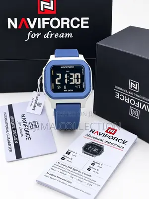 NAVIFORCE NF7137 Sport Watch - Digital LCD, Water Resistant