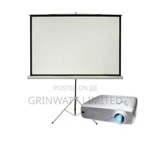 Rent Projector, Screen & Rechargeable Speaker