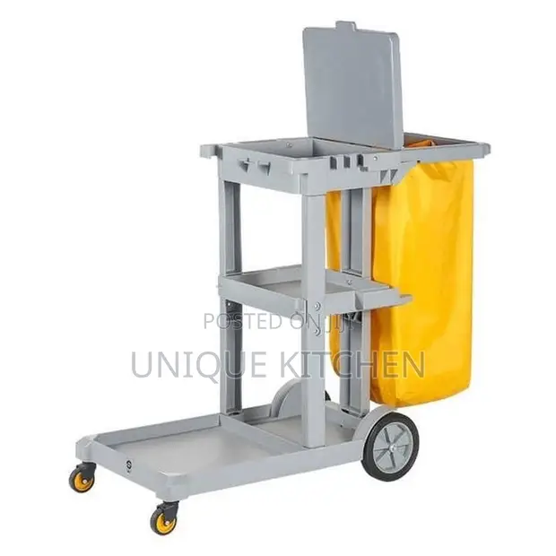 Hotel Janitorial Cleaning Trolley - Brand New - 1