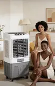 80L 350W Industrial Evaporative Air Cooler - 2