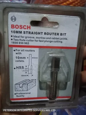 10mm Straight Router Bit - Brand New