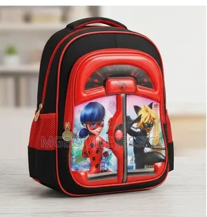 Ladybug School Bag - Red