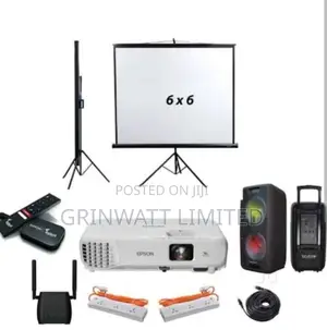 Projector, Screen & Rechargeable Speaker Rental