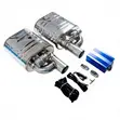 Electric Exhaust Cutout with Remote Control - Stainless Steel - 1